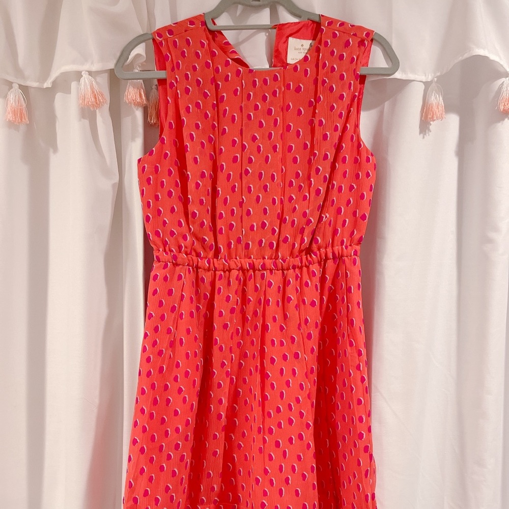 Kate Spade pink leopard print dress